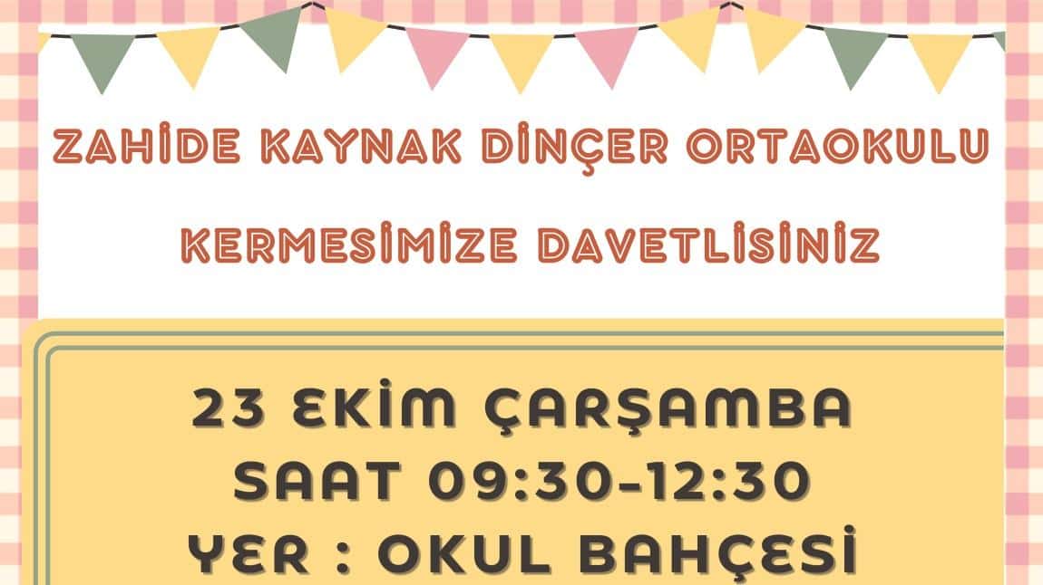 Kermesimize Davetlisiniz